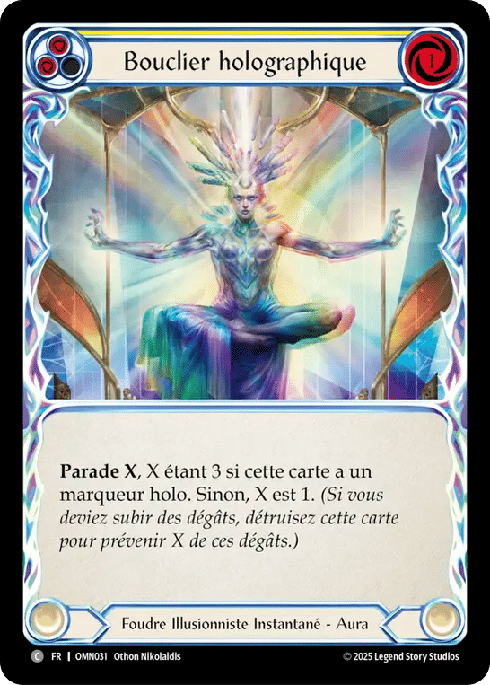 Bouclier holographique — Omens of the Third Age — Flesh and Blood