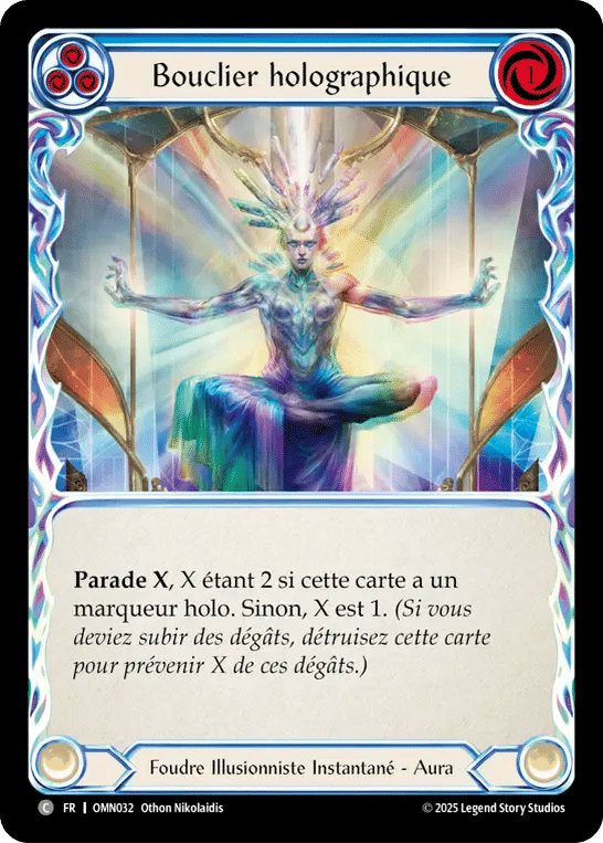 Bouclier holographique — Omens of the Third Age — Flesh and Blood