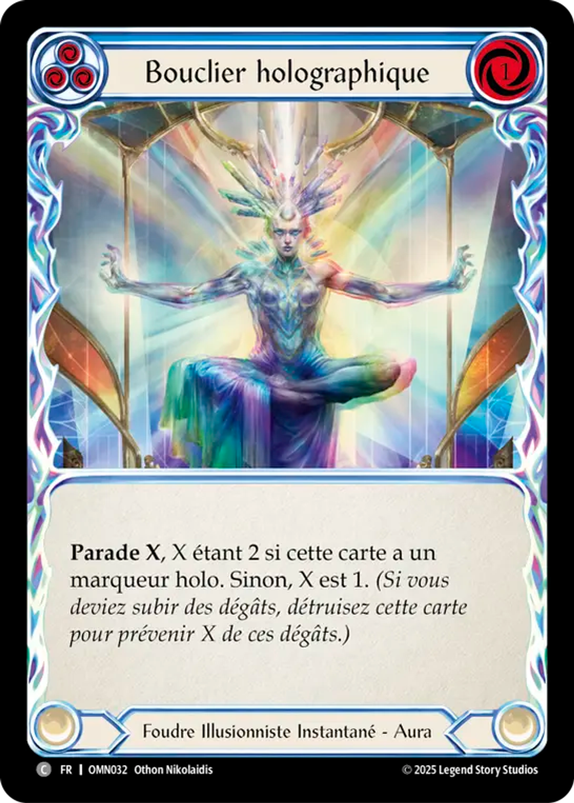 Bouclier holographique — Omens of the Third Age — Flesh and Blood