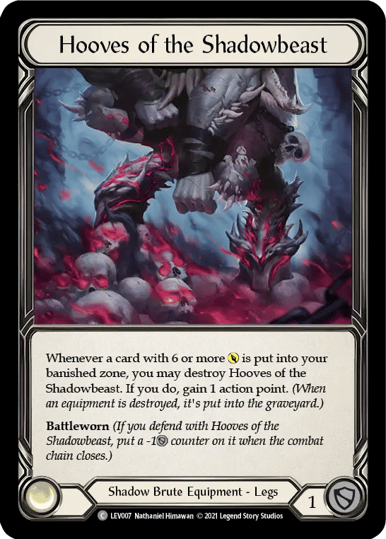 Hooves of the Shadowbeast — Levia - Blitz Deck — Flesh and Blood