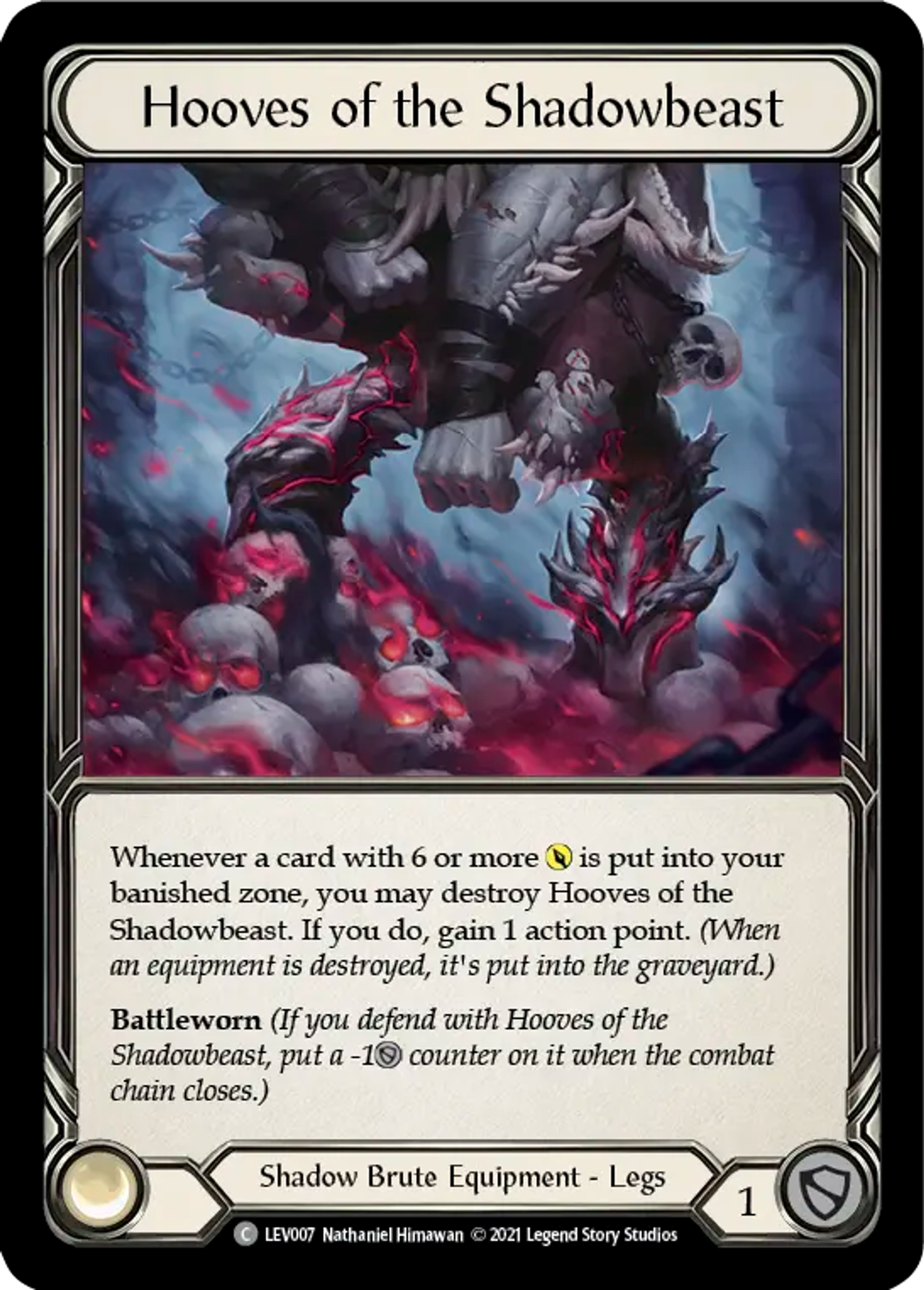 Hooves of the Shadowbeast — Levia - Blitz Deck — Flesh and Blood