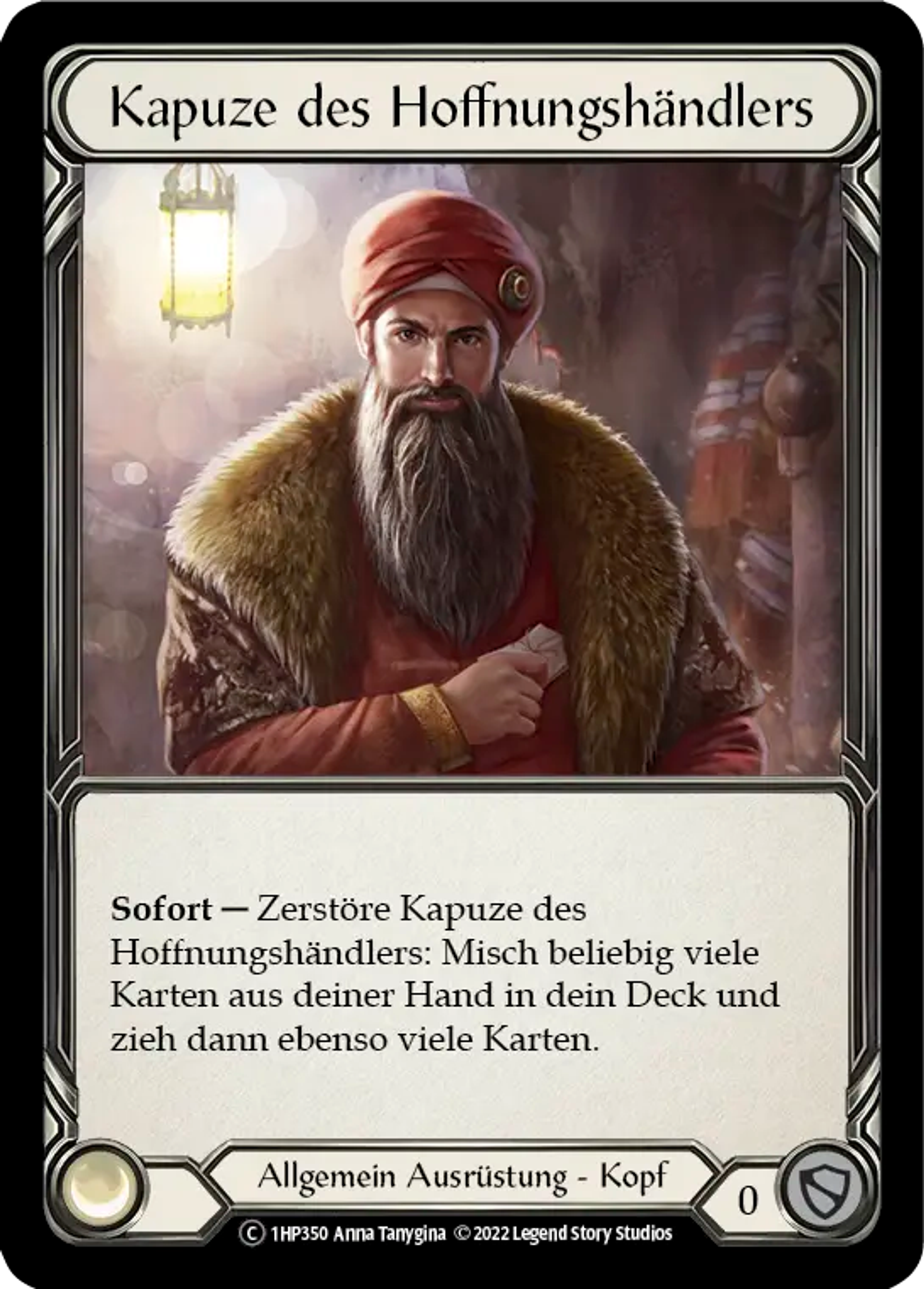 Capuche de Marchand de l'Espoir — History Pack 1 - Black Label — Flesh and Blood