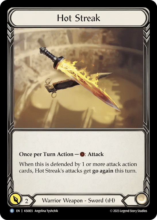 Hot Streak — Kassai - Heavy Hitters Blitz Deck — Flesh and Blood