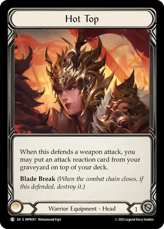 Hot Top — Mastery Pack Warrior — Flesh and Blood
