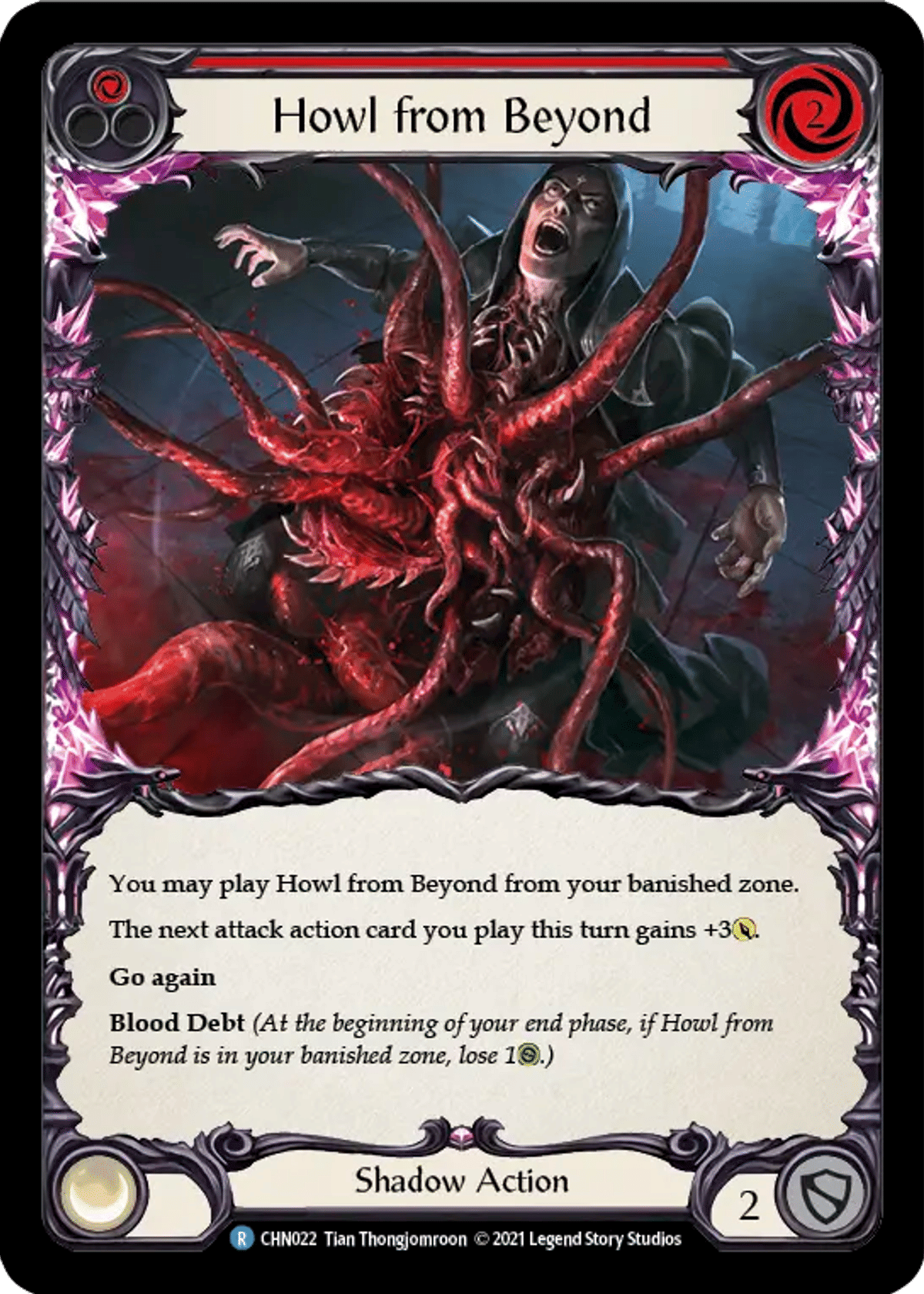 Howl from Beyond (Red) from Chane - Blitz Deck - Flesh and Blood