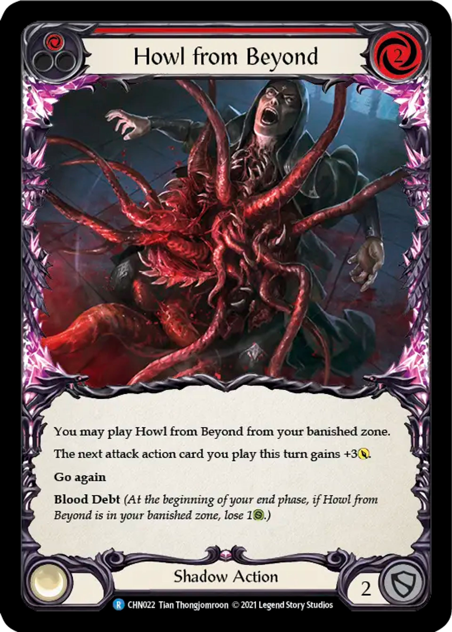 Howl from Beyond (Red) — Chane - Blitz Deck — Flesh and Blood