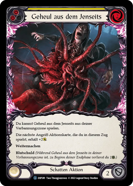 Howl from Beyond (Yellow) — History Pack 2 - Black Label — Flesh and Blood