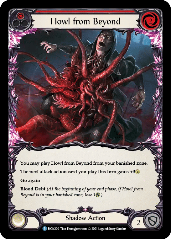Howl from Beyond (Red) — Monarch — Flesh and Blood
