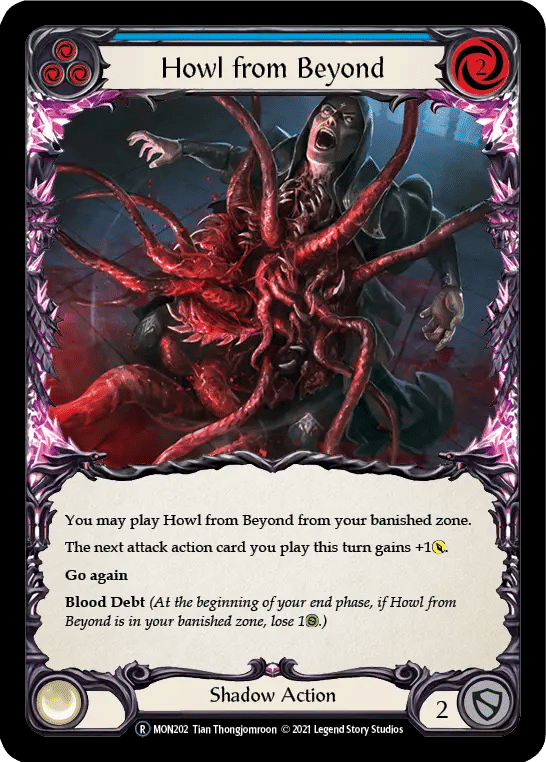 Howl from Beyond (Blue) — Monarch - Unlimited — Flesh and Blood