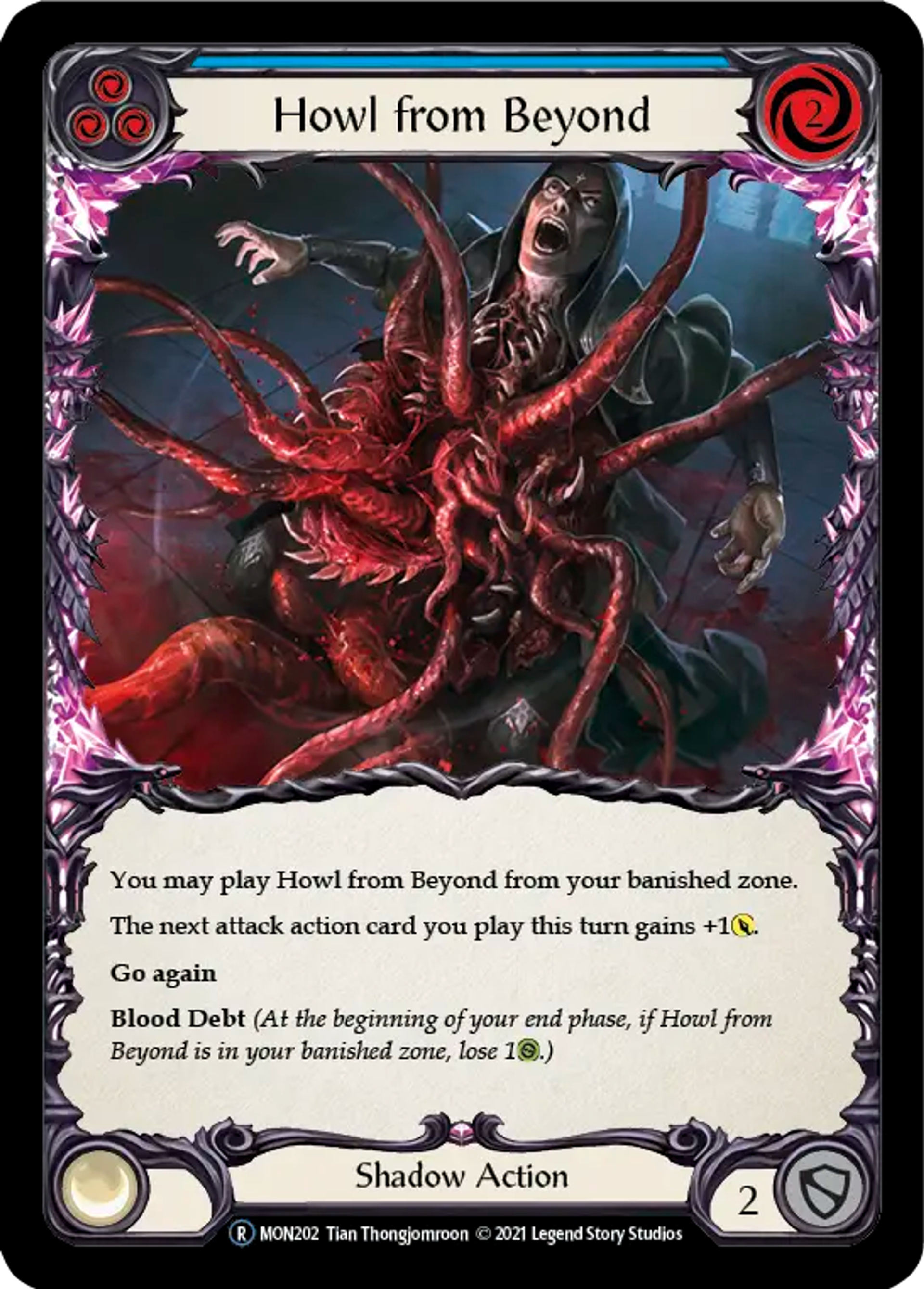 Howl from Beyond (Blue) — Monarch - Unlimited — Flesh and Blood