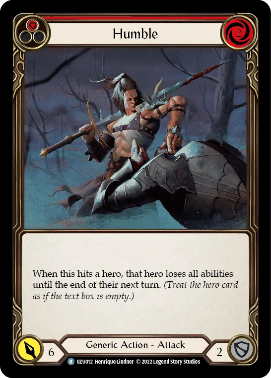 Humble (Red) — Uzuri - Blitz Deck — Flesh and Blood