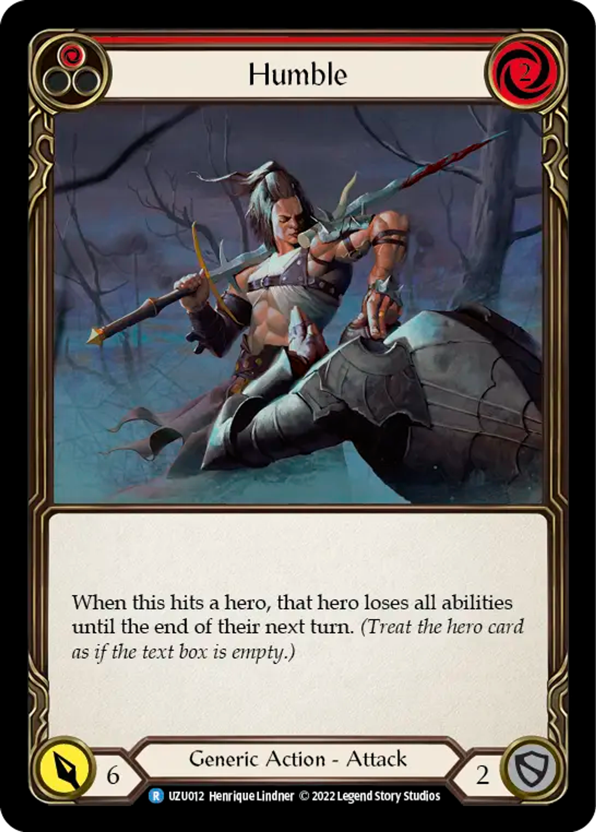 Humble (Red) — Uzuri - Blitz Deck — Flesh and Blood