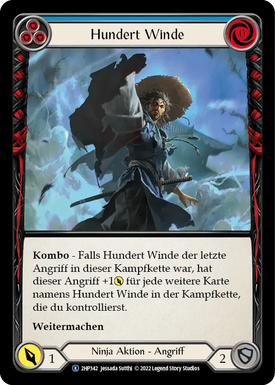 Hundred Winds (Blue) — History Pack 2 - Black Label — Flesh and Blood