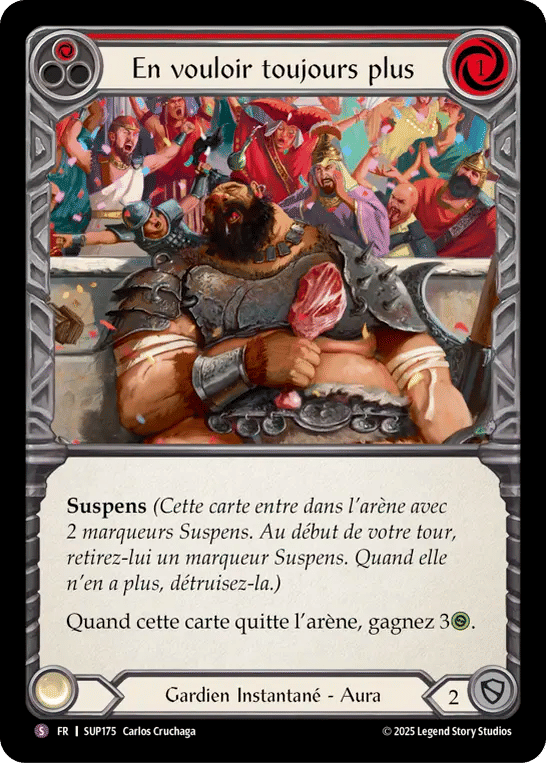 En vouloir toujours plus — Super Slam — Flesh and Blood