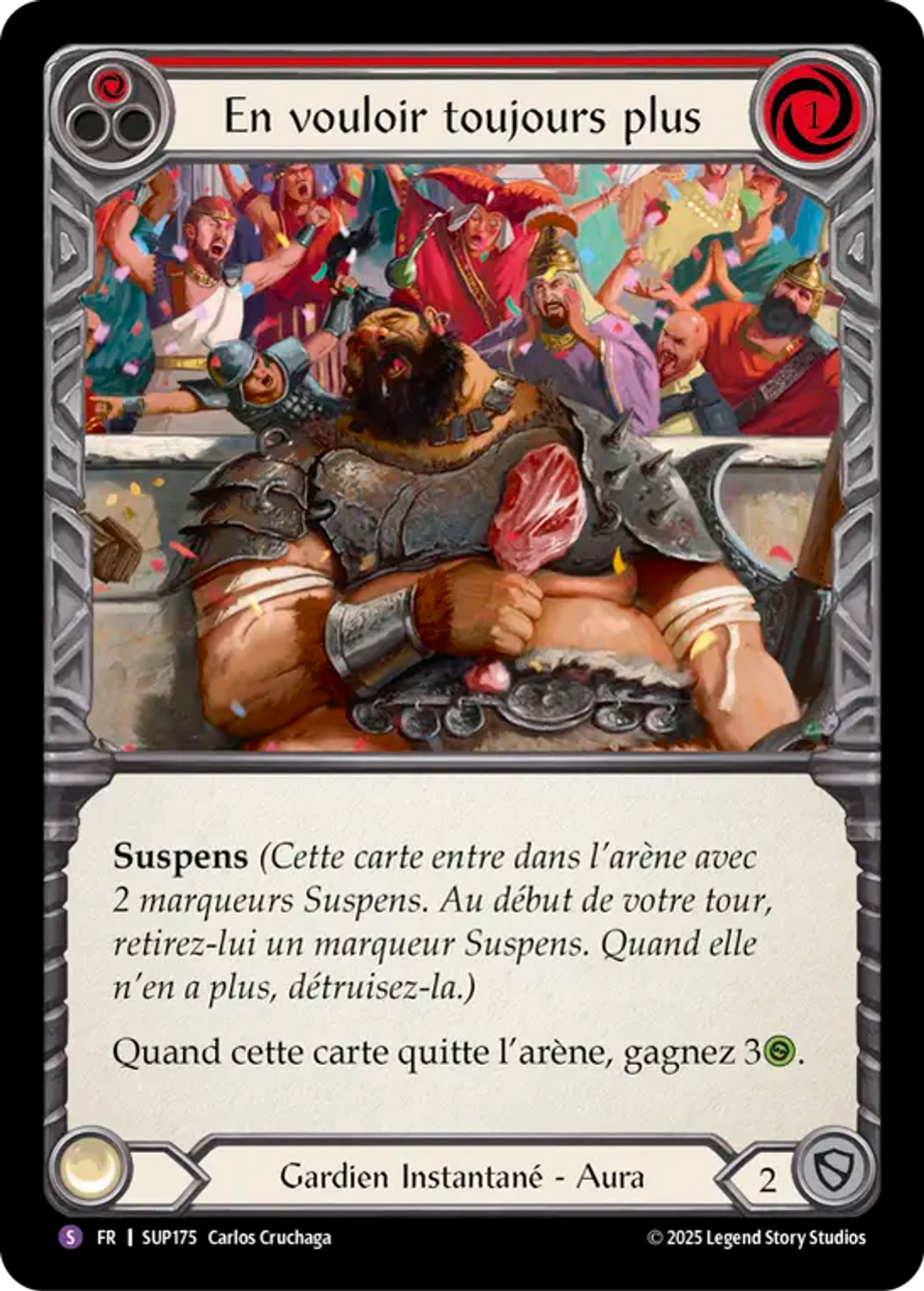 En vouloir toujours plus — Super Slam — Flesh and Blood