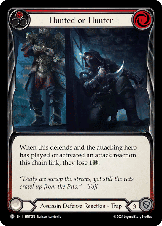 Hunted or Hunter (Red) — The Hunted — Flesh and Blood