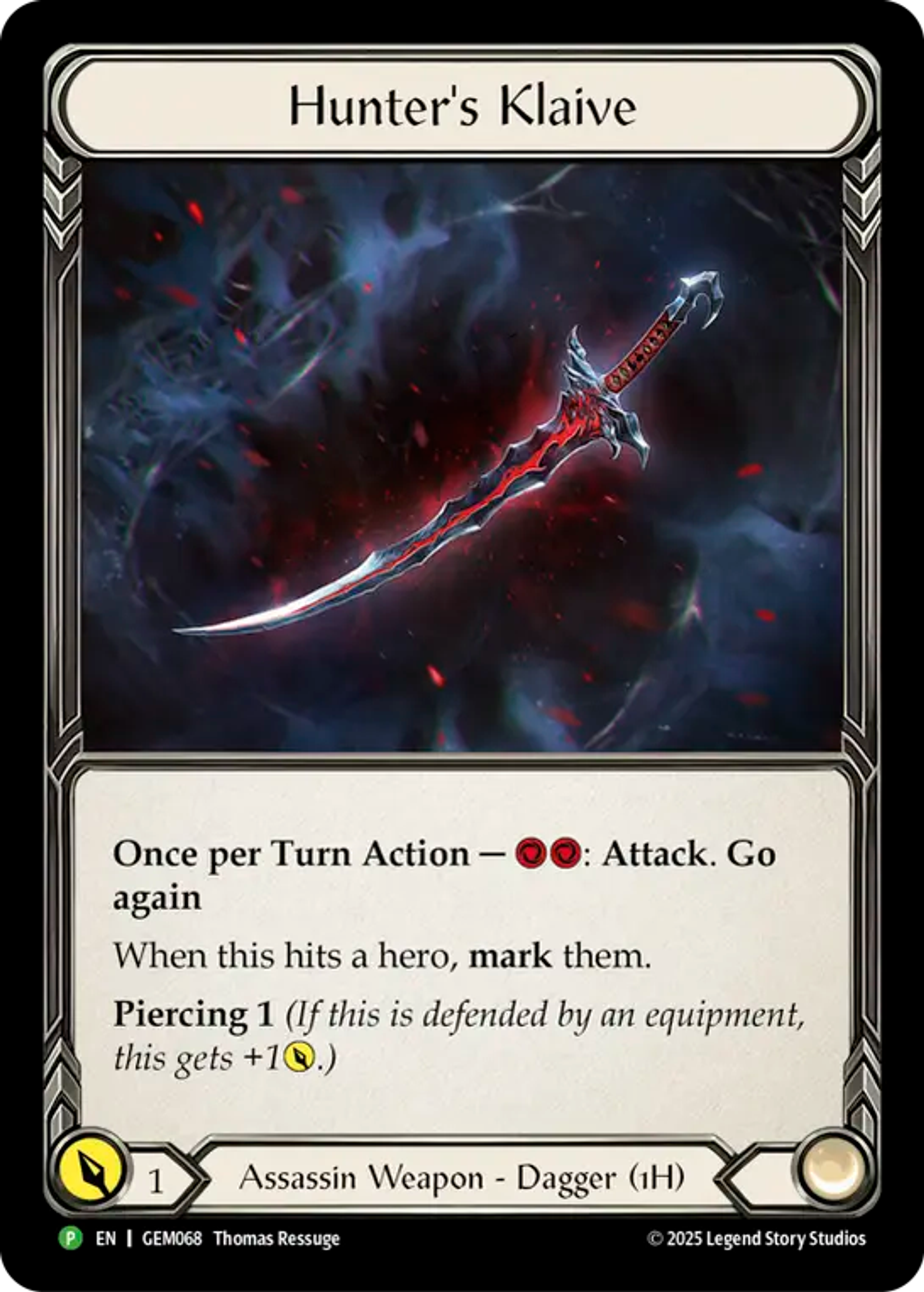 Hunter's Klaive — GEM - Pack 2 — Flesh and Blood