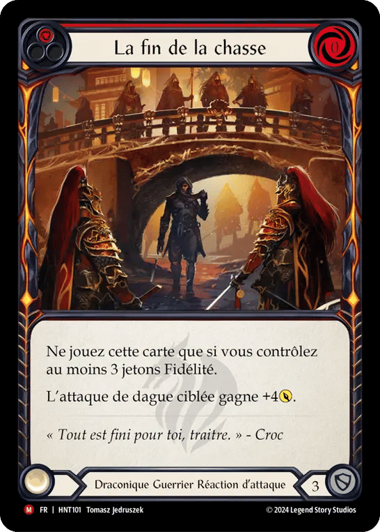 La fin de la chasse — The Hunted — Flesh and Blood