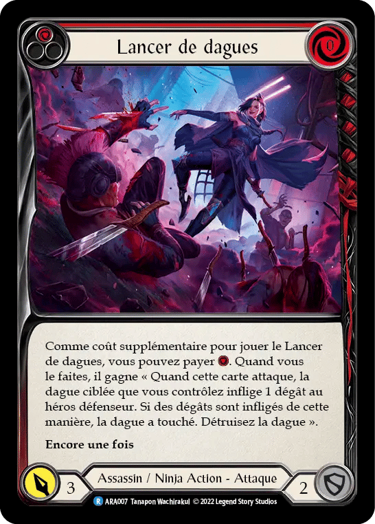 Lancer de dagues — Arakni - Blitz Deck — Flesh and Blood