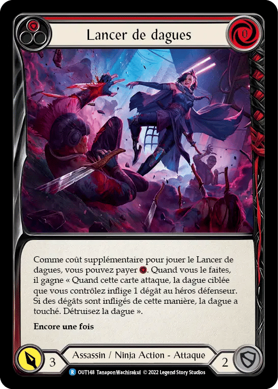 Lancer de dagues — Outsiders — Flesh and Blood