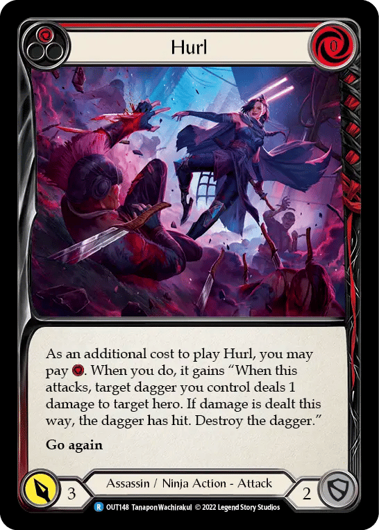 Hurl (Red) — Outsiders — Flesh and Blood