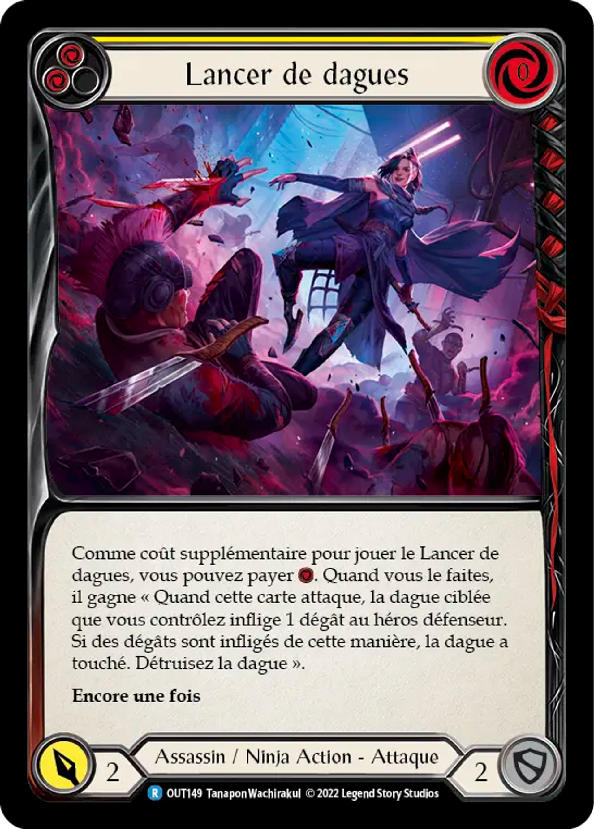 Lancer de dagues — Outsiders — Flesh and Blood