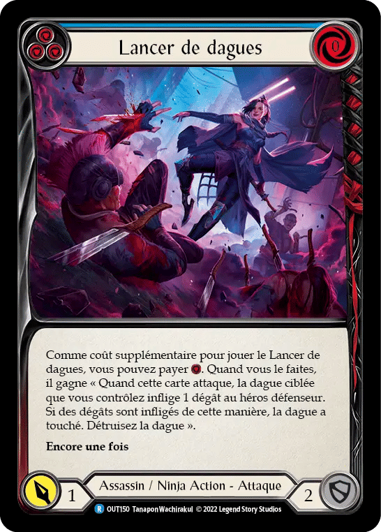 Lancer de dagues — Outsiders — Flesh and Blood