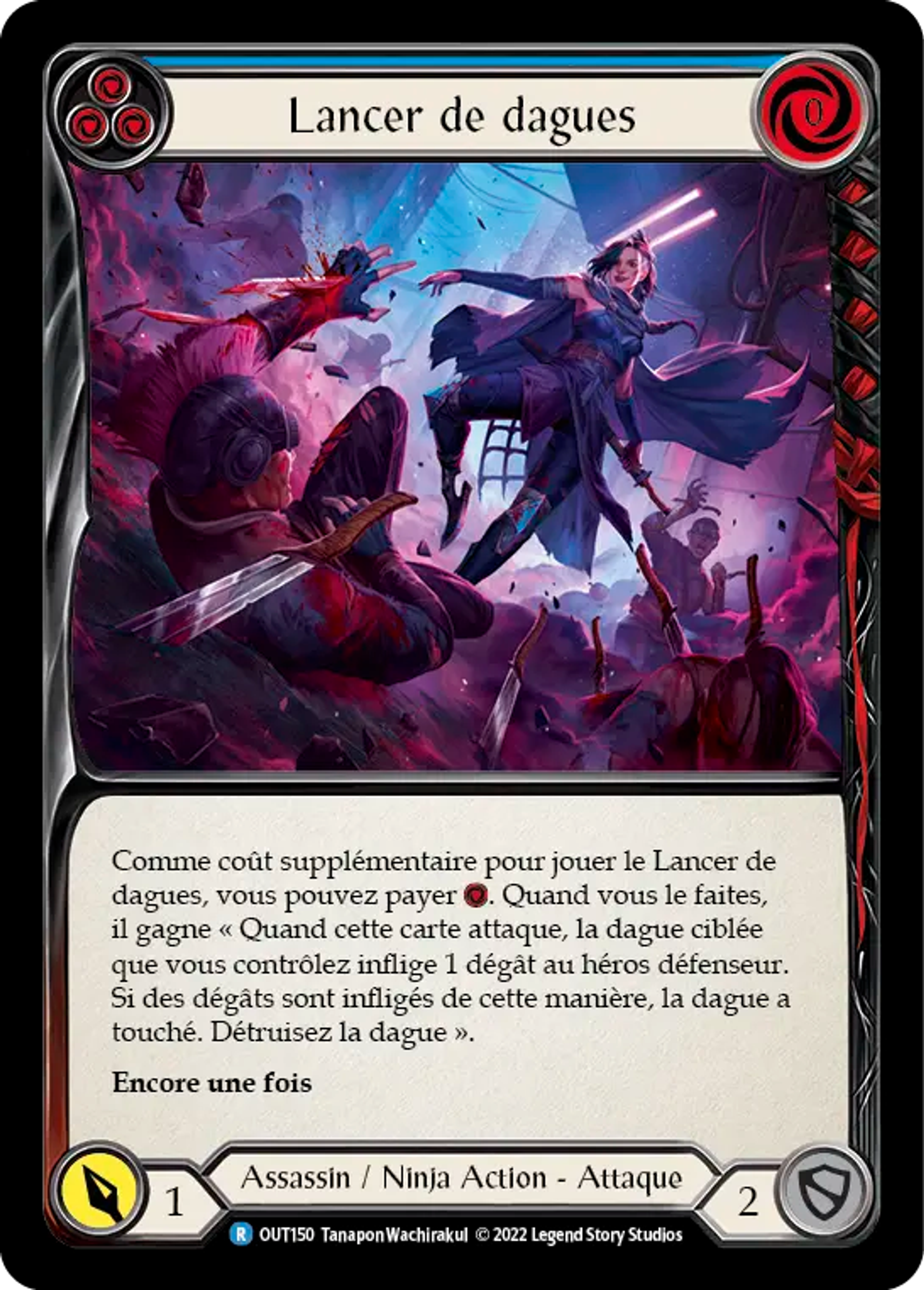 Lancer de dagues — Outsiders — Flesh and Blood