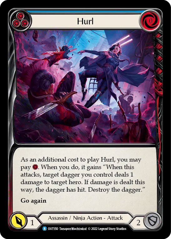 Hurl (Blue) — Outsiders — Flesh and Blood