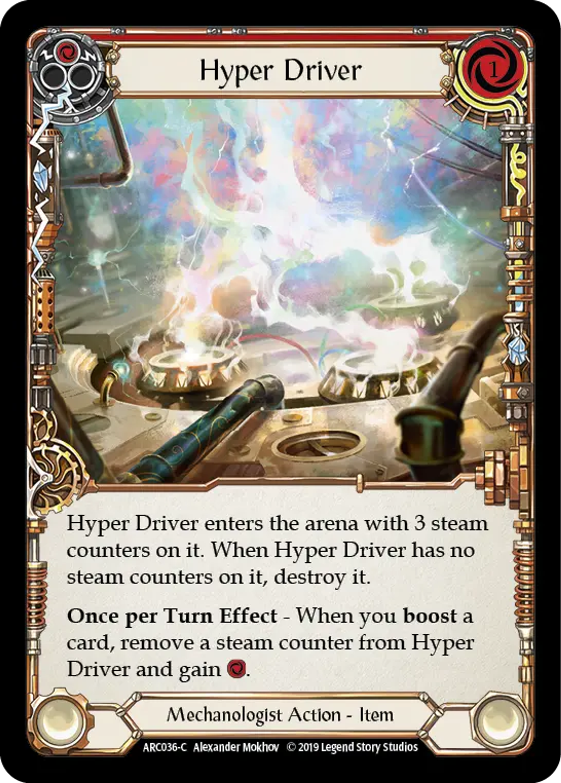 Hyper Driver (Red) — Arcane Rising — Flesh and Blood