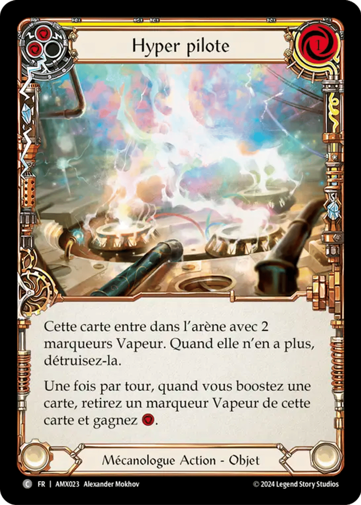 Hyper pilote from Armory Deck - Maxx 'The Hype' Nitro - Flesh and Blood