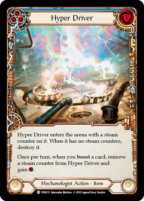 Hyper Driver (Blue) — Dynasty — Flesh and Blood