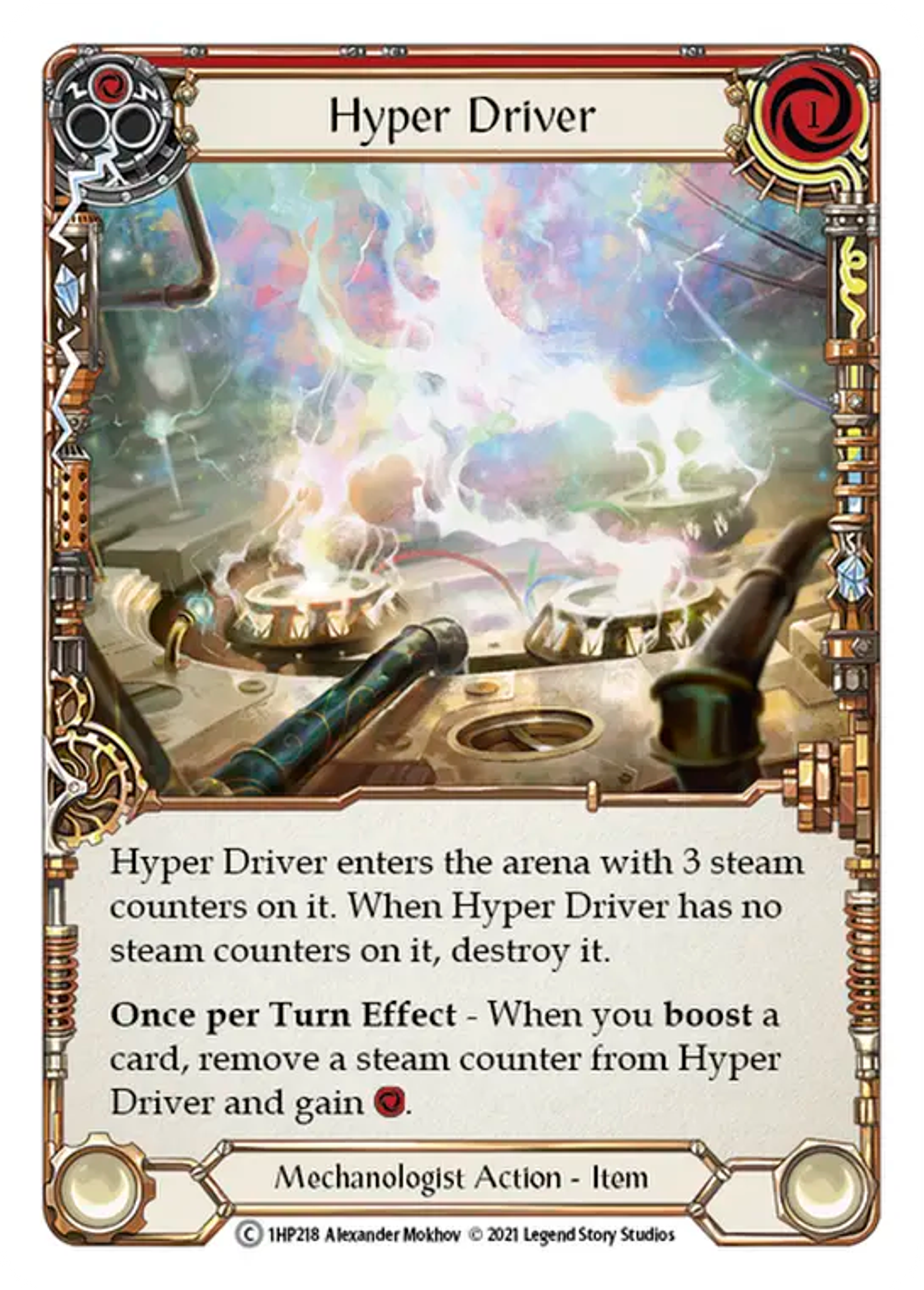 Hyper Driver (Red) — History Pack 1 — Flesh and Blood