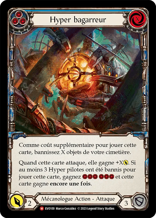Hyper bagarreur — Bright Lights — Flesh and Blood