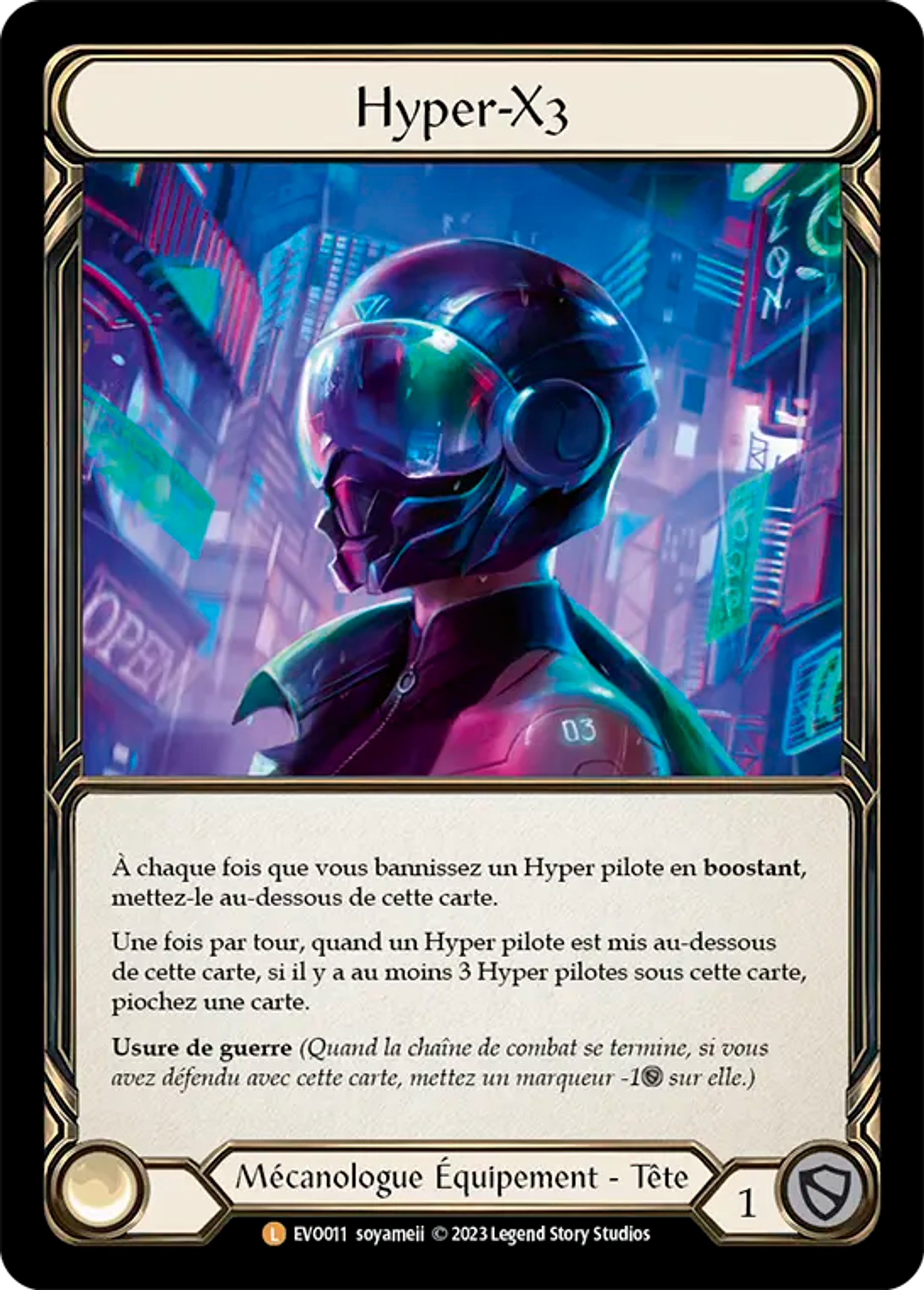 Hyper-X3 — Bright Lights — Flesh and Blood