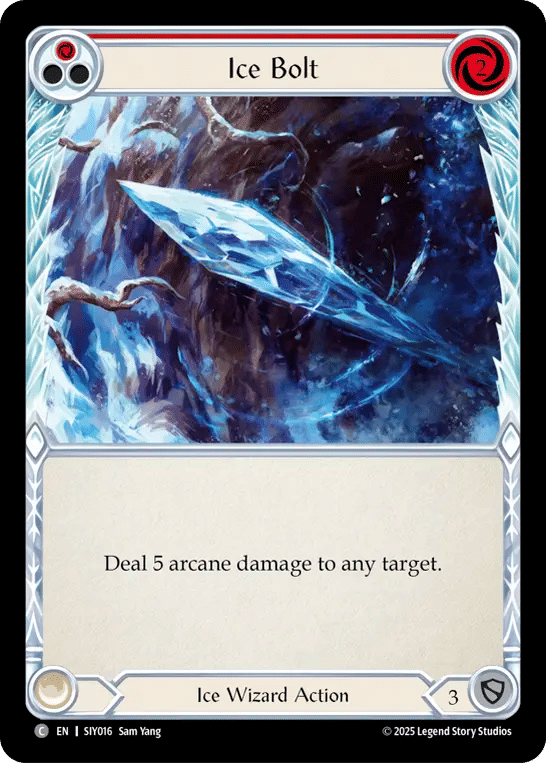 Ice Bolt (Red) — Silver Age Chapter 1 - Iyslander — Flesh and Blood