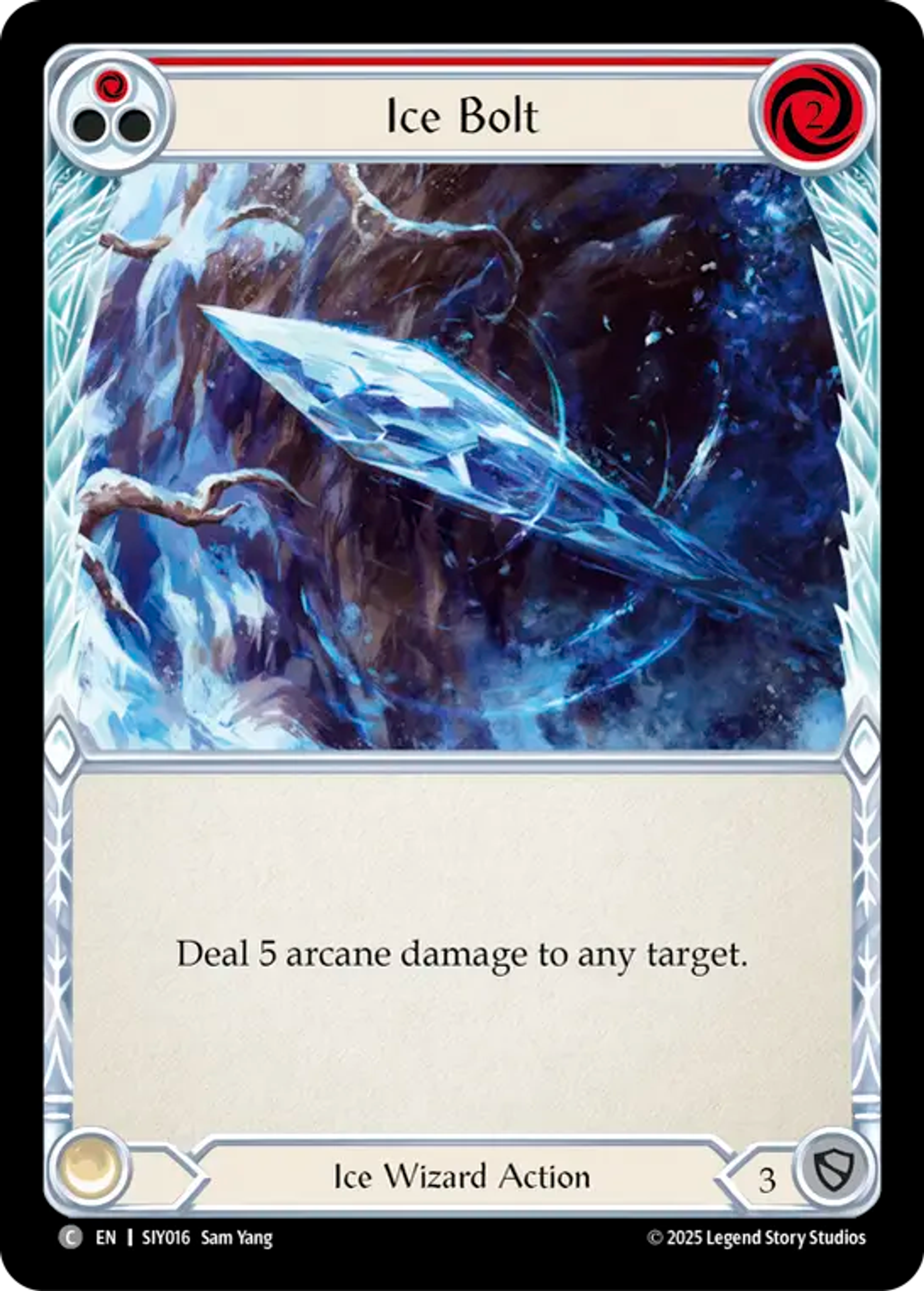 Ice Bolt (Red) — Silver Age Chapter 1 - Iyslander — Flesh and Blood