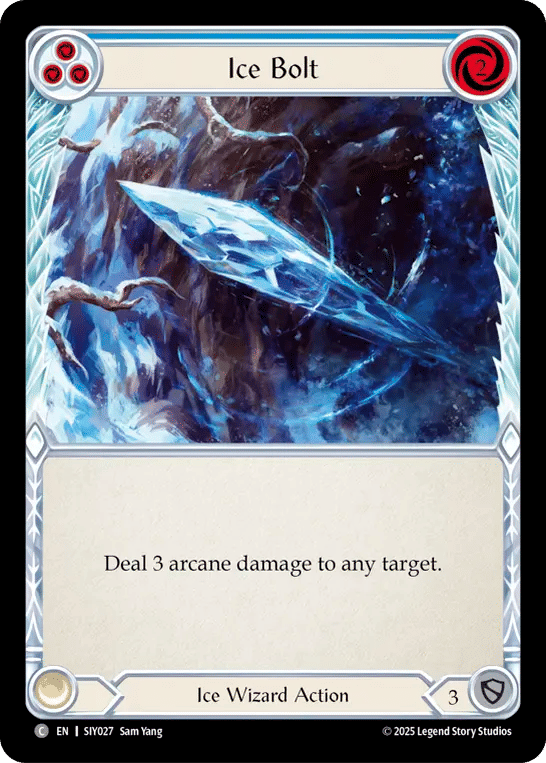 Ice Bolt (Blue) — Silver Age Chapter 1 - Iyslander — Flesh and Blood
