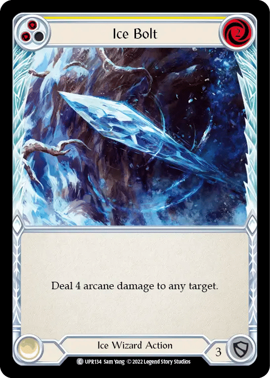 Ice Bolt (Yellow) — Uprising — Flesh and Blood
