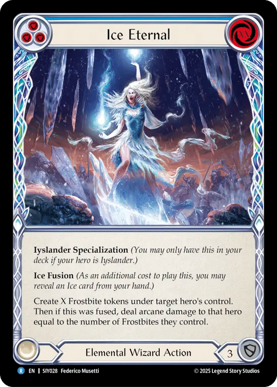 Ice Eternal (Blue) — Silver Age Chapter 1 - Iyslander — Flesh and Blood