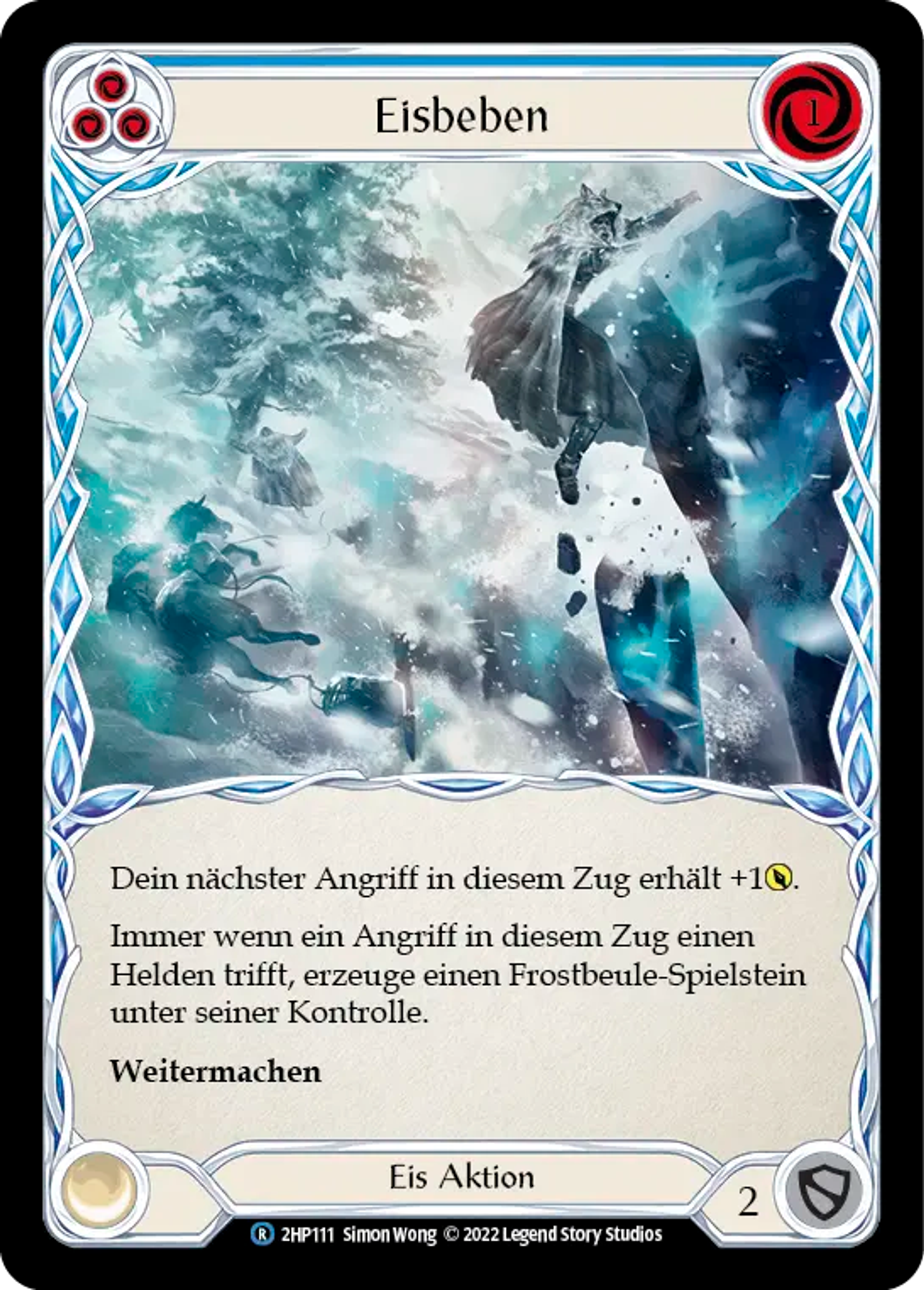 Ice Quake (Blue) — History Pack 2 - Black Label — Flesh and Blood