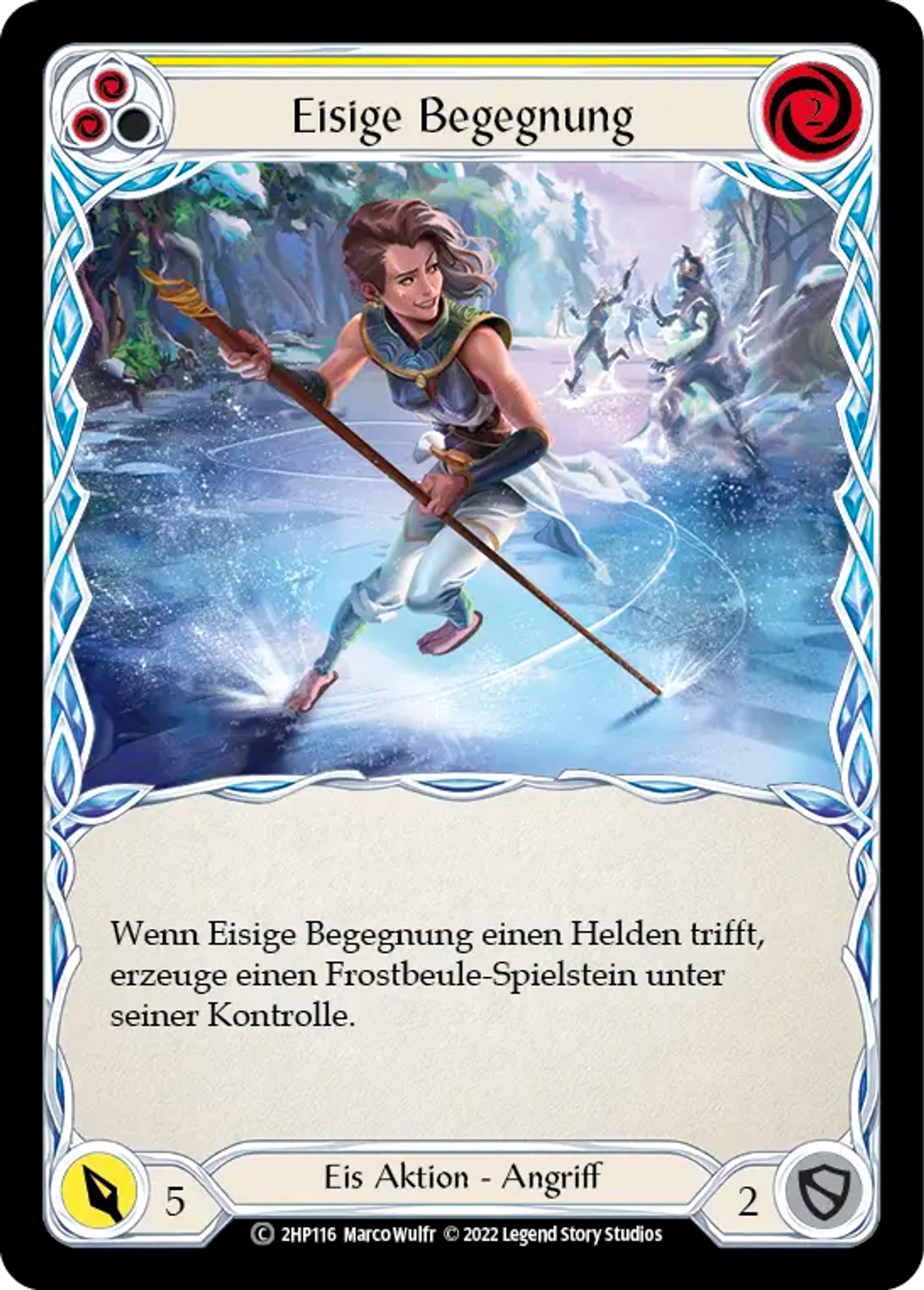 Icy Encounter (Yellow) — History Pack 2 - Black Label — Flesh and Blood