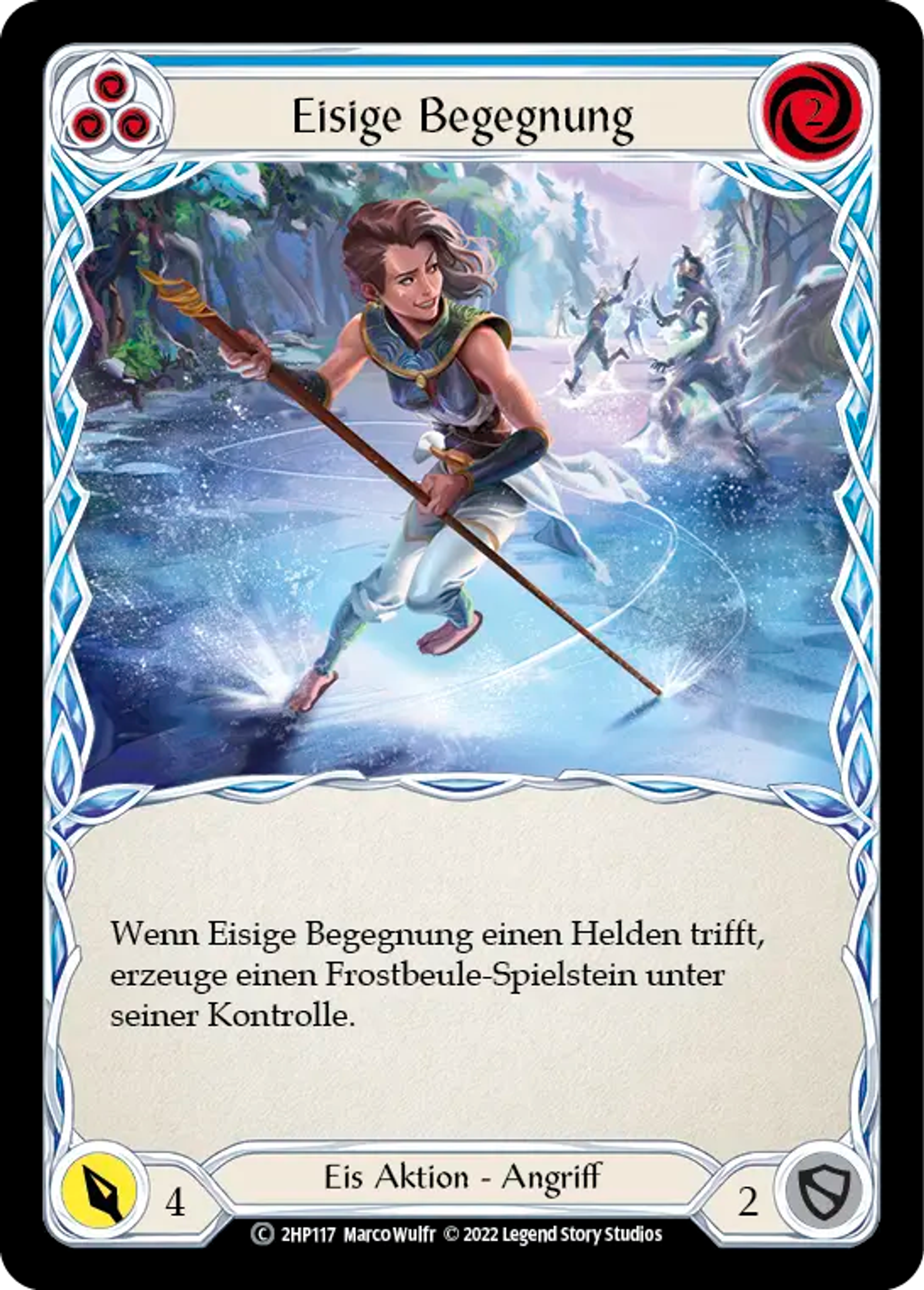 Icy Encounter (Blue) — History Pack 2 - Black Label — Flesh and Blood