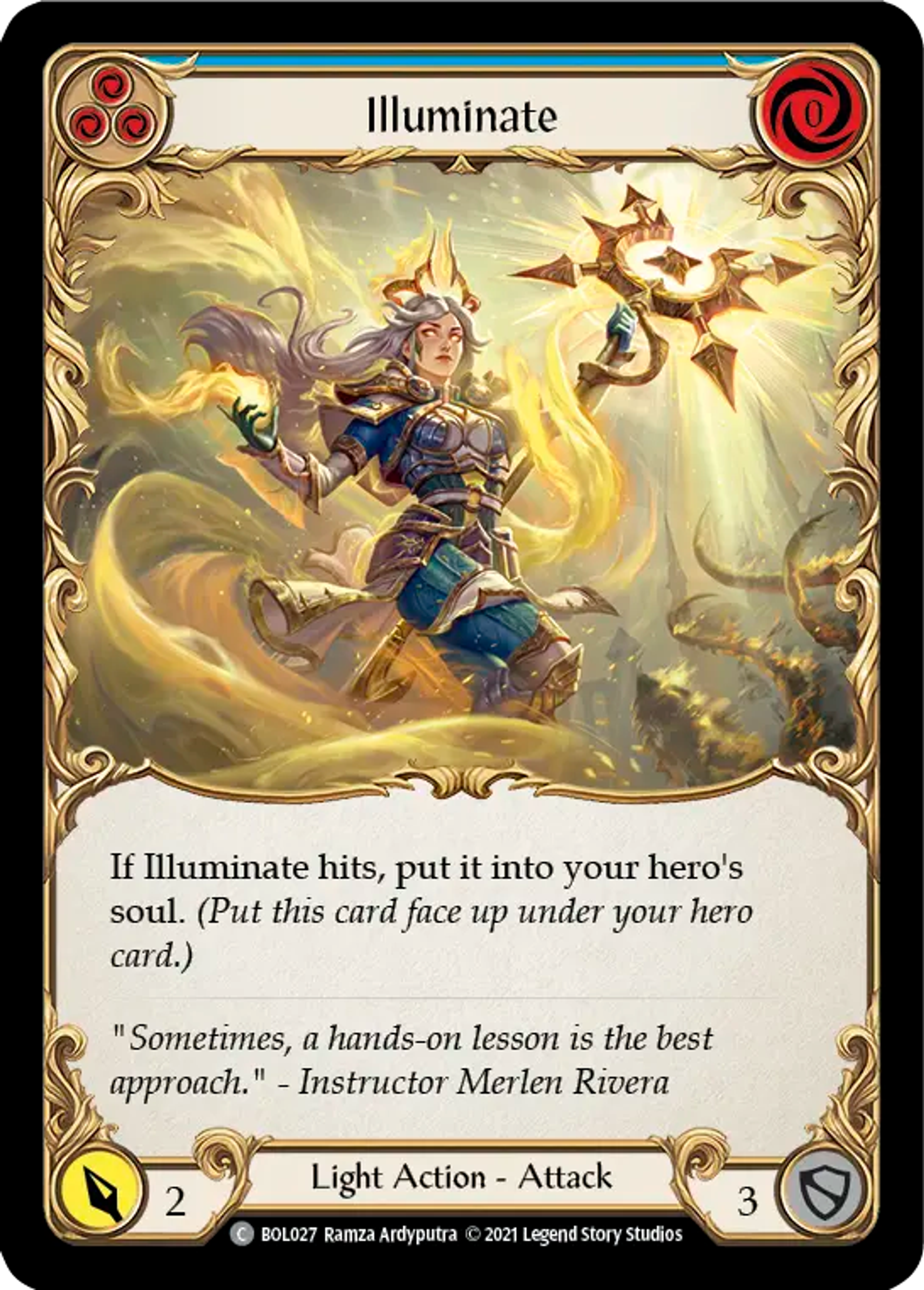 Illuminate (Blue) — Boltyn - Blitz Deck — Flesh and Blood