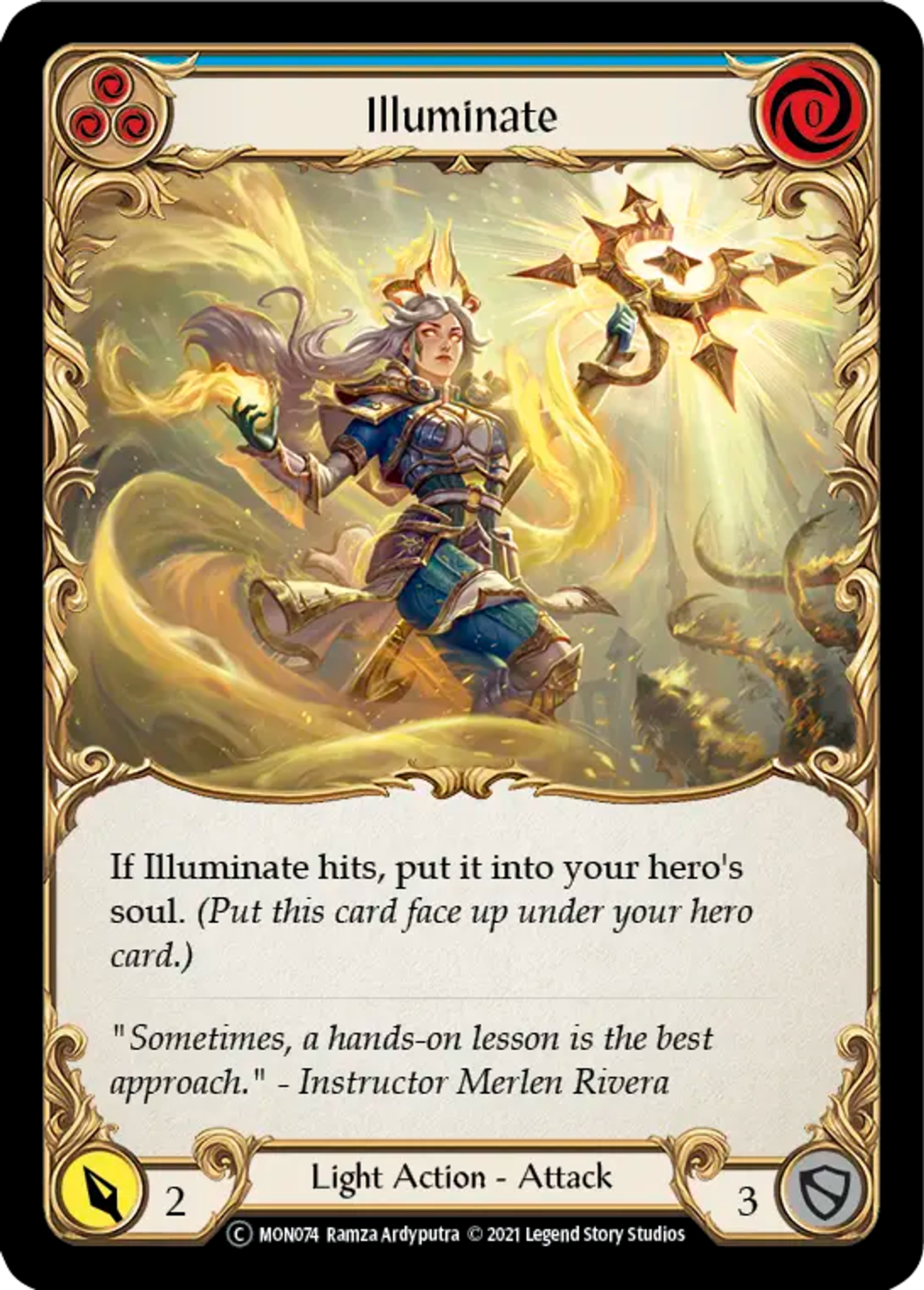 Illuminate (Blue) — Monarch - Unlimited — Flesh and Blood