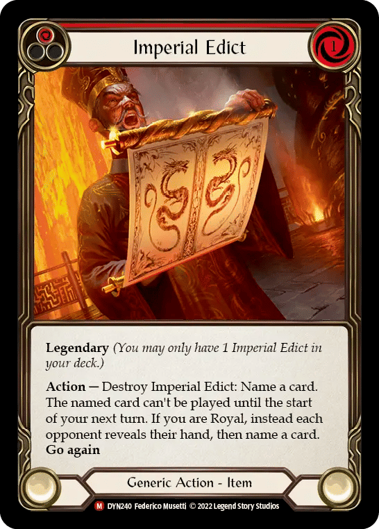 Imperial Edict — Dynasty — Flesh and Blood