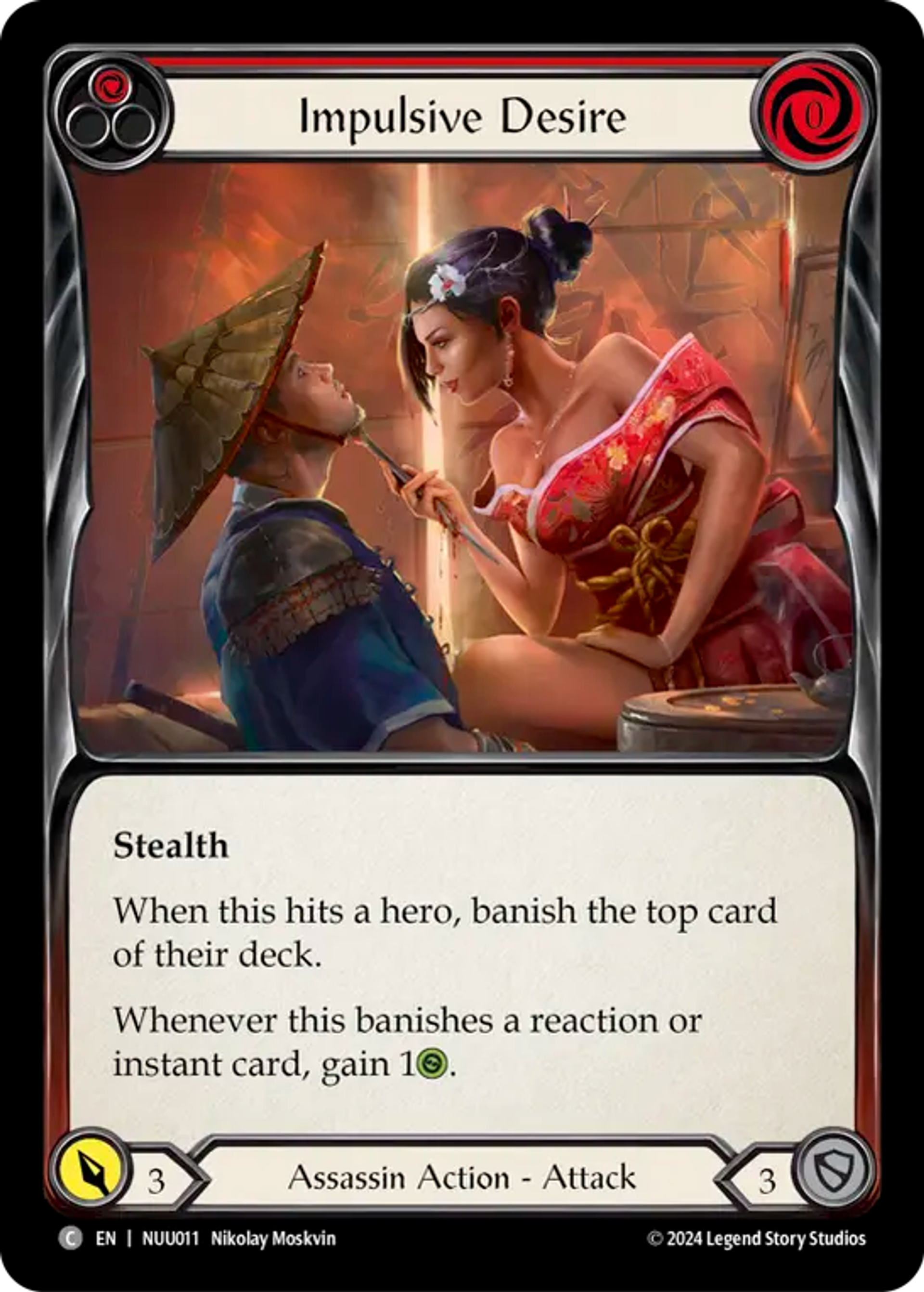 Impulsive Desire (Red) — Nuu - Blitz Deck — Flesh and Blood