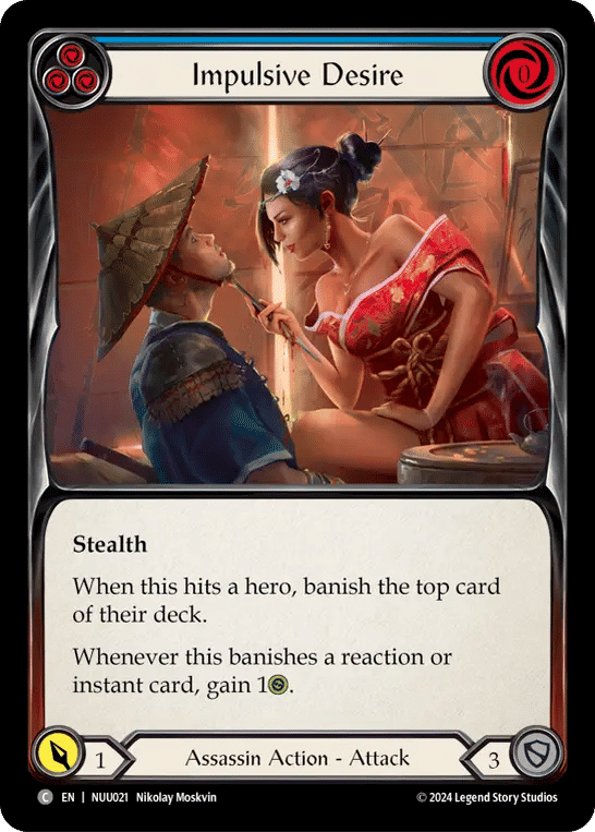 Impulsive Desire (Blue) — Nuu - Blitz Deck — Flesh and Blood