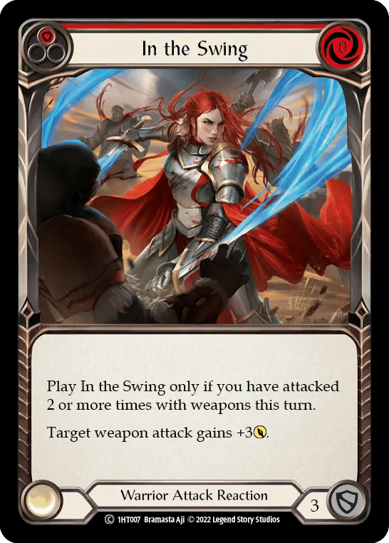 In the Swing (Red) — Dorinthea - Blitz Deck — Flesh and Blood