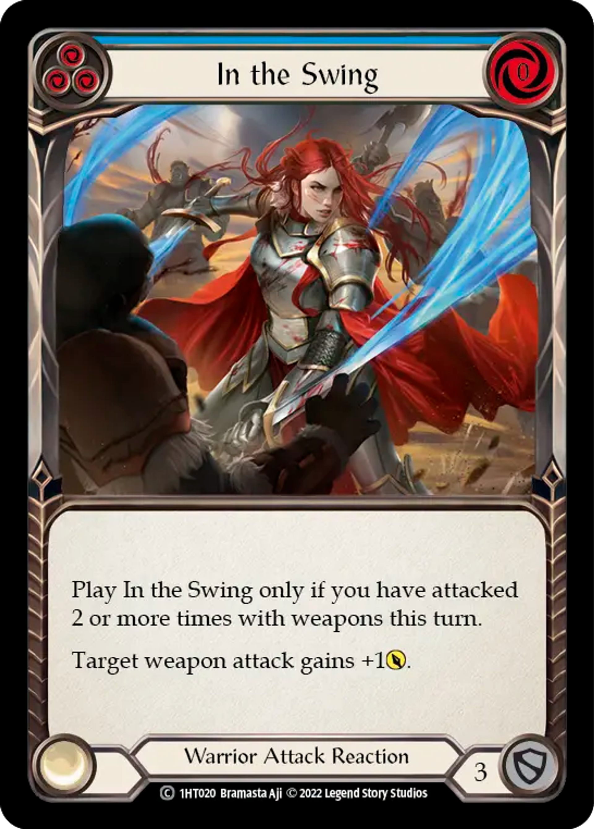 In the Swing (Blue) — Dorinthea - Blitz Deck — Flesh and Blood